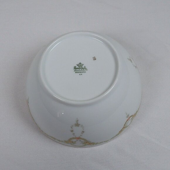 Rosenthal Donatello Briar Rose Fine China Cranberry Bowl 5.5" Vintage Germany - Picture 8 of 9